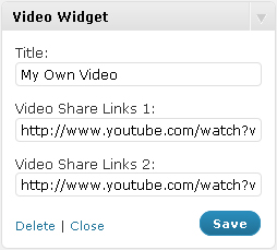 Simple Tubes 1 Rotate Multiple Videos from You Tube on Sidebar using My Simple Tubes WordPress Widget